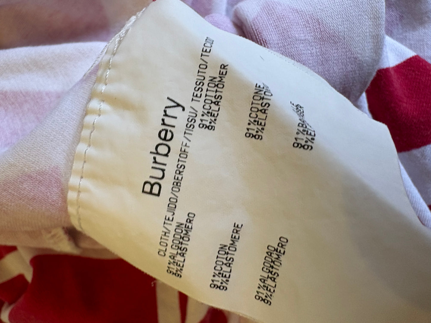 Novacheck Burberry crop top