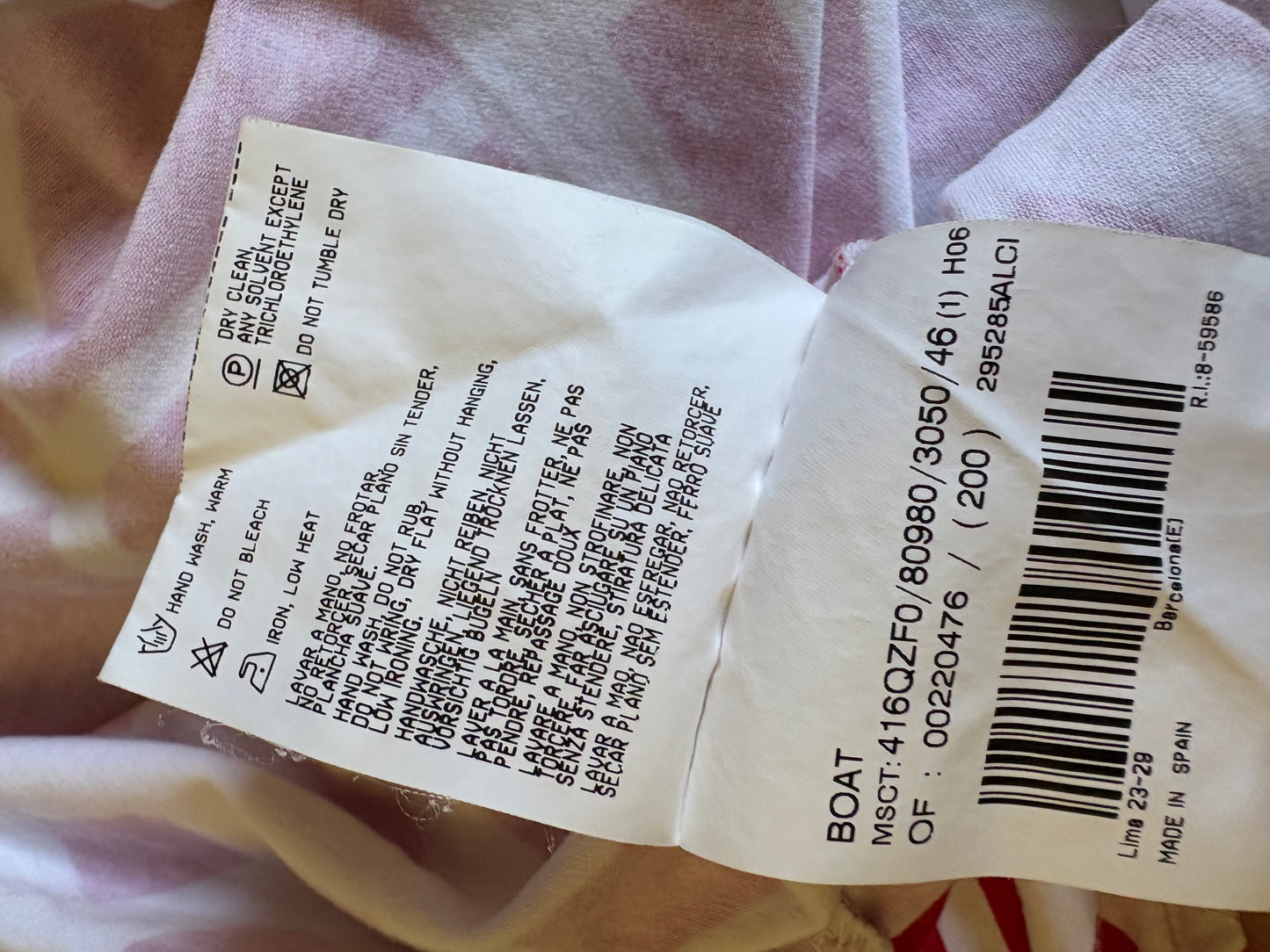 Novacheck Burberry crop top
