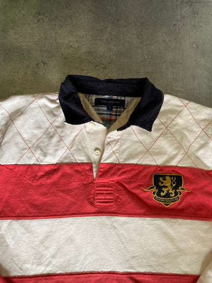 Tommy Hilfiger College Striped Rugby Polo Shirt