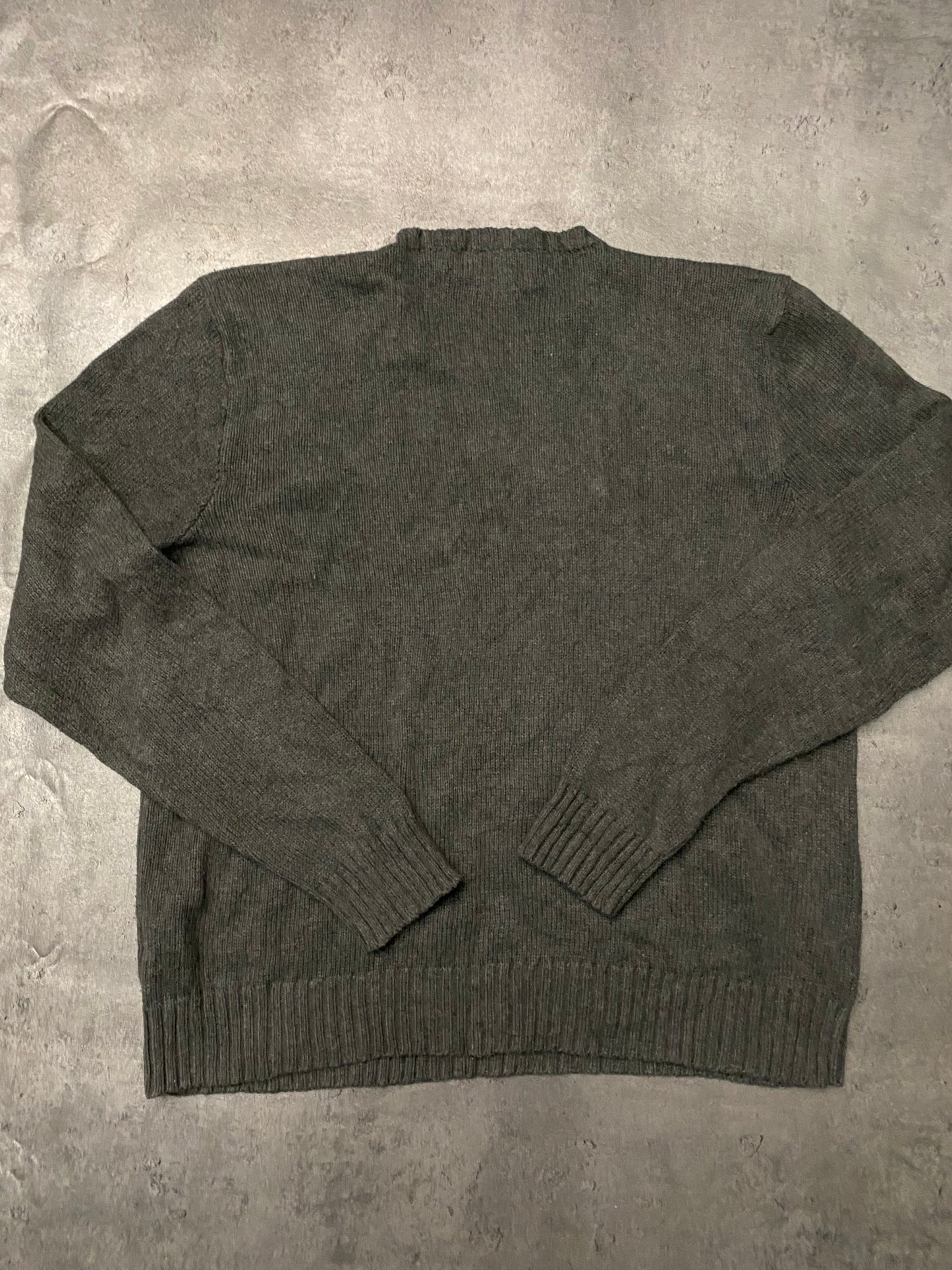 Polo by Ralph Lauren Dark Gray Cotton Sweater