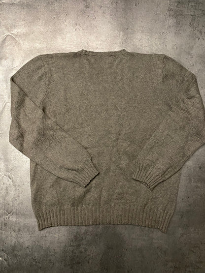 Polo by Ralph Lauren Gray Cotton Sweater