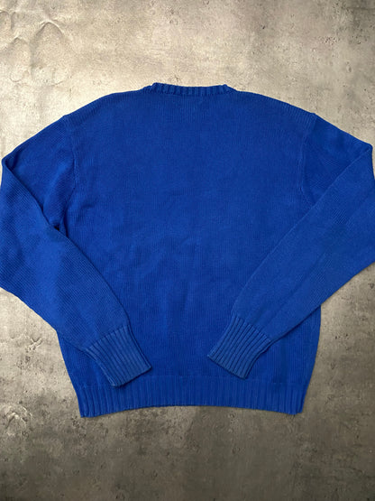 Polo by Ralph Lauren Electric Blue Cotton Sweater