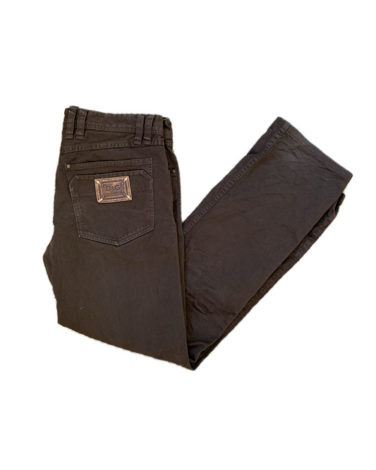 Dolce & Gabbana Brown Trousers W31