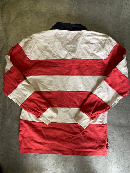 Tommy Hilfiger College Striped Rugby Polo Shirt