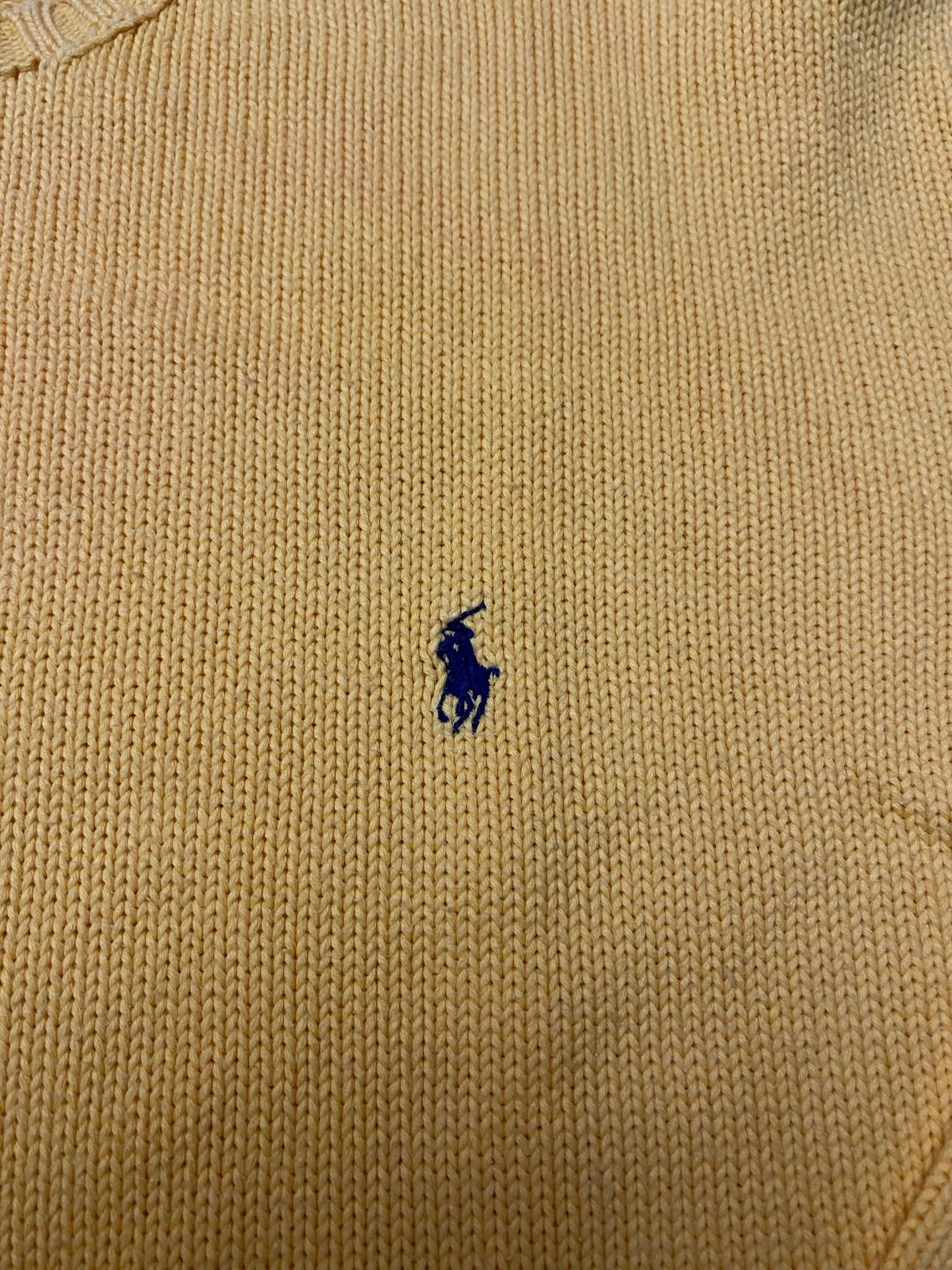 Polo by Ralph Lauren Yellow Cotton Sweater (XL)