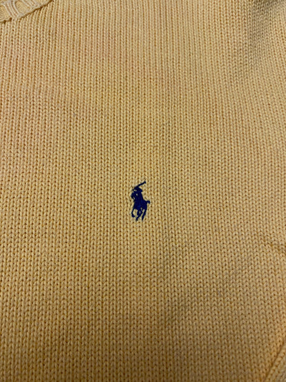 Polo by Ralph Lauren Yellow Cotton Sweater (XL)