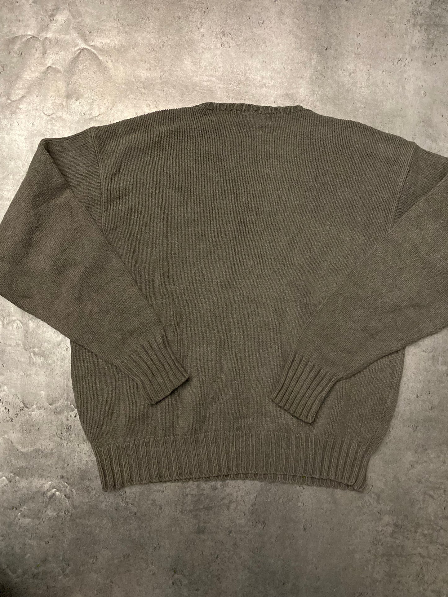 Polo by Ralph Lauren Taupe Cotton Sweater (XL)