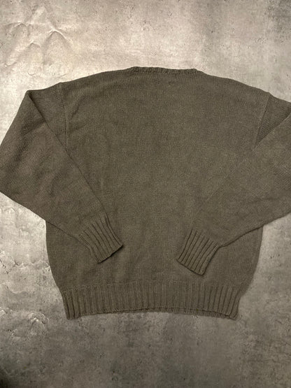 Polo by Ralph Lauren Taupe Cotton Sweater (XL)