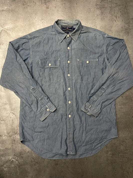 Polo Sport by Ralph Lauren Denim Overshirt (L)