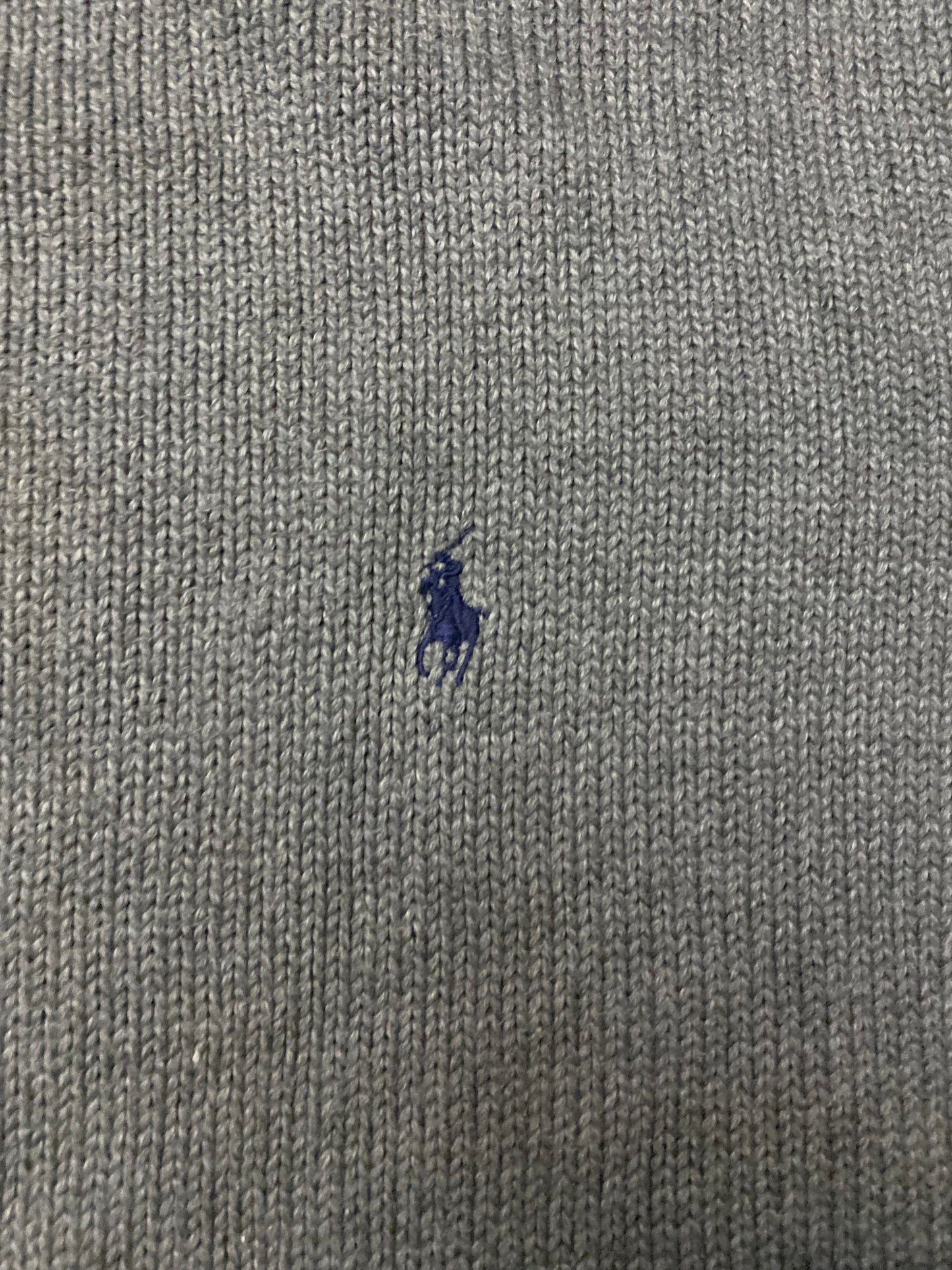 Polo by Ralph Lauren Gray Cotton Sweater (XL)