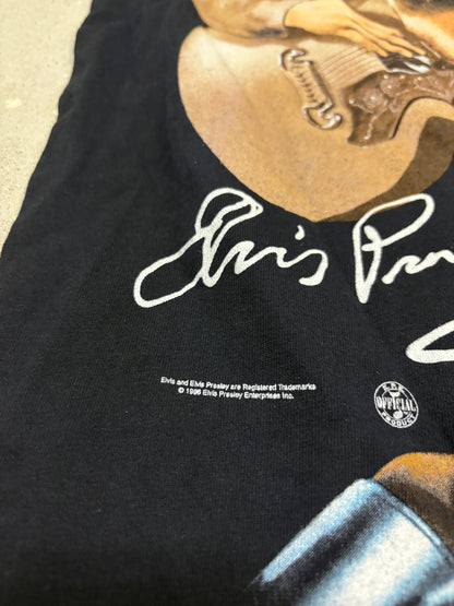 1996 Elvis Presley "Elvis and Evis" Black T-Shirt