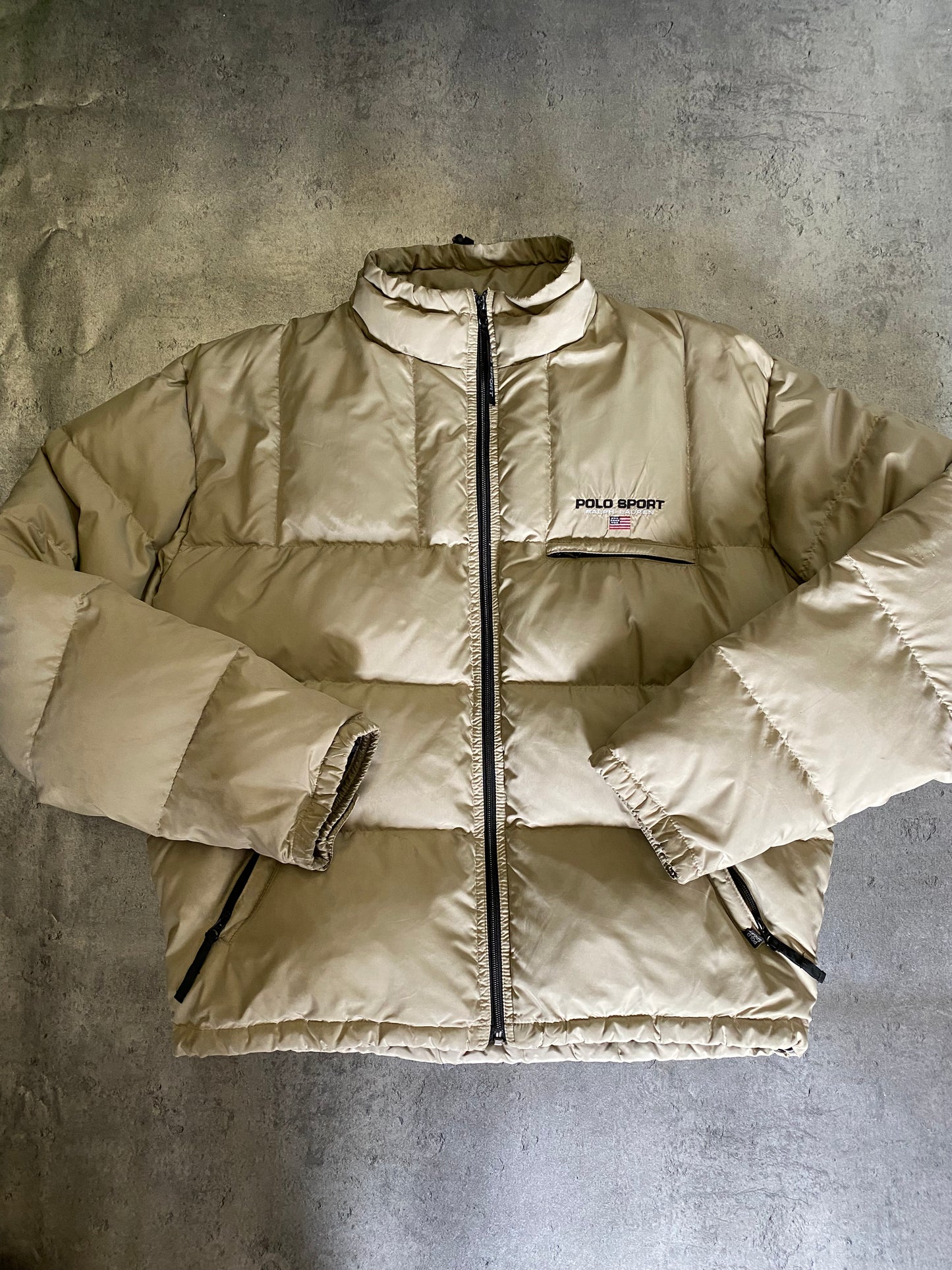 Polo Sport Beige Puffer Jacket (90s)