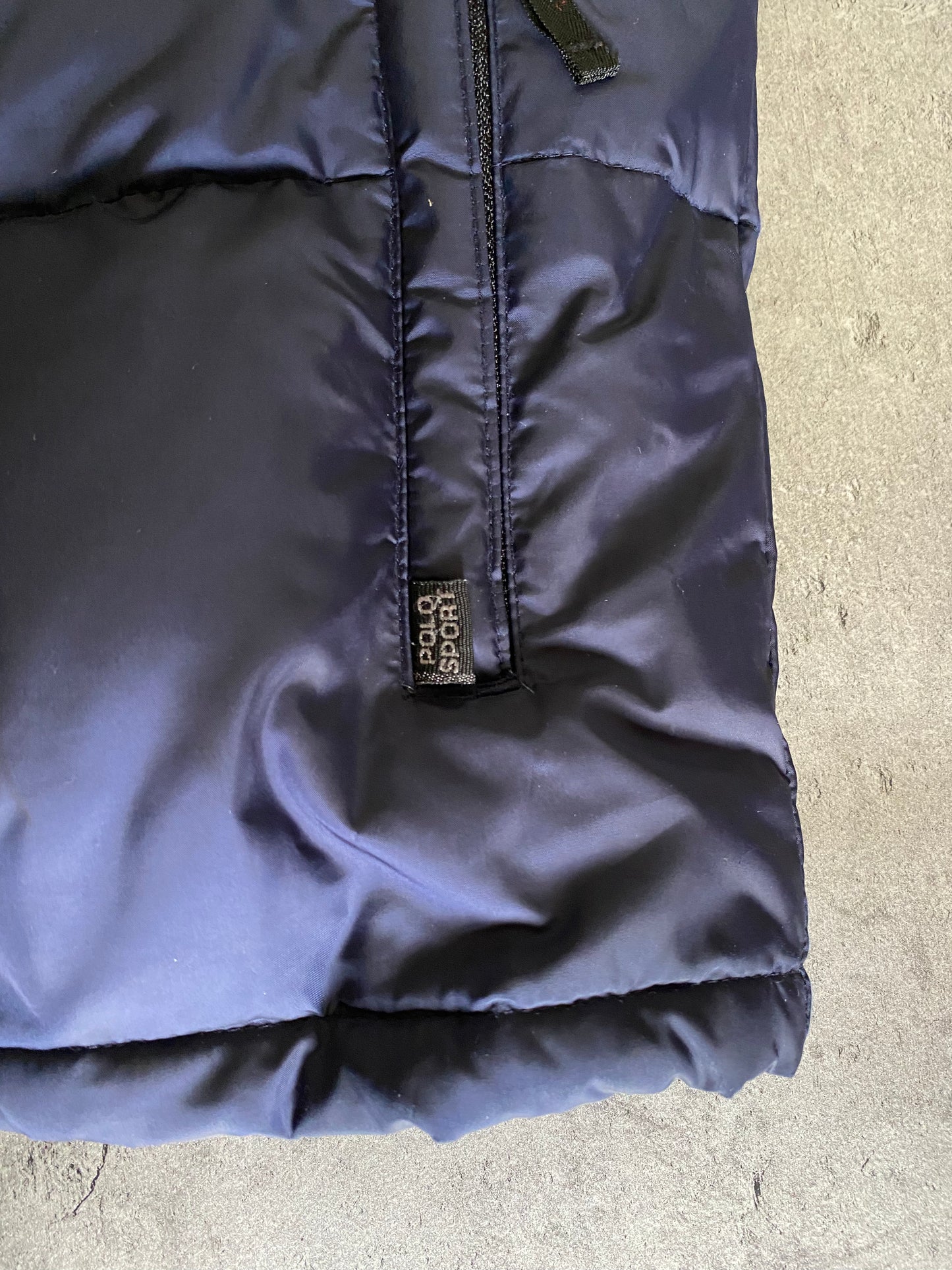 Polo Sport Navy Puffer Vest (90s)