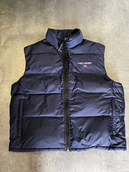 Polo Sport Navy Puffer Vest (90s)