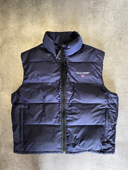 Polo Sport Navy Puffer Vest (90s)