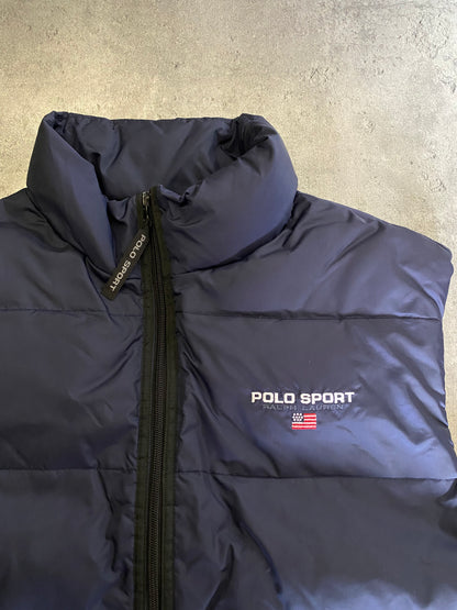 Polo Sport Navy Puffer Vest (90s)