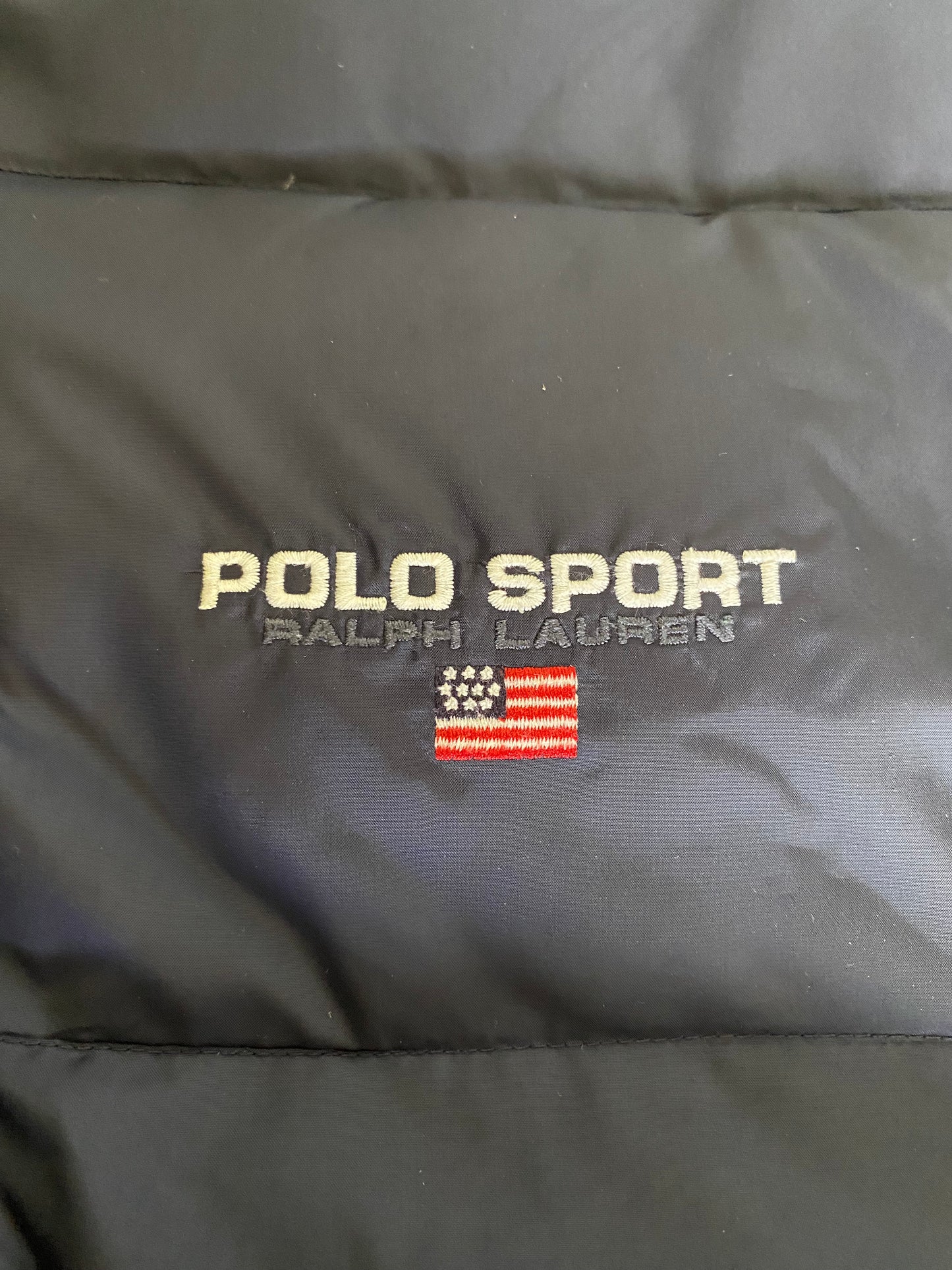 Polo Sport Navy Puffer Vest (90s)