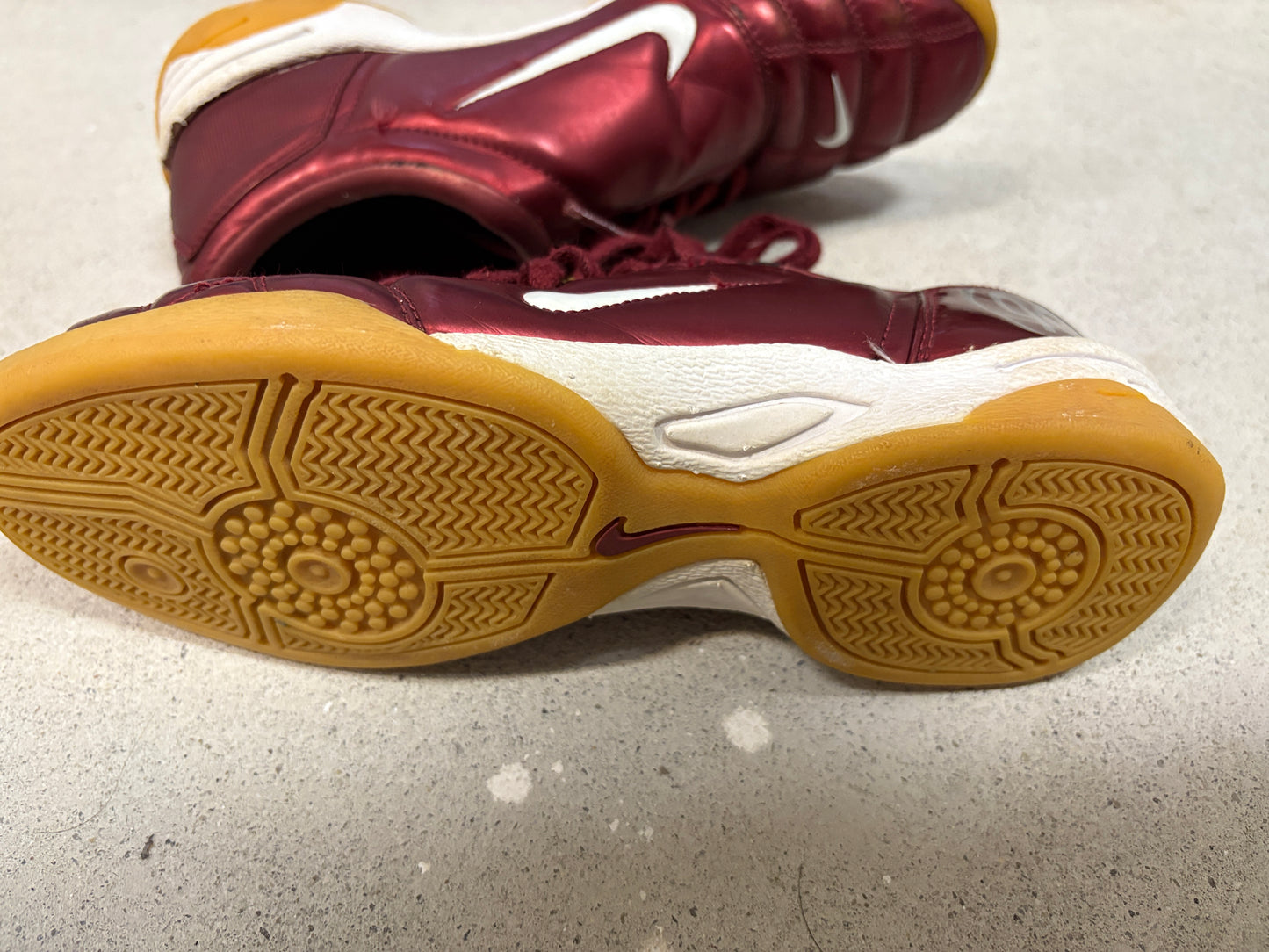 Nike Total 90 (2005) – Burgundy with Gum Sole &amp; White Details